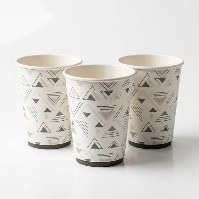 أكواب ورقية مطبوعة